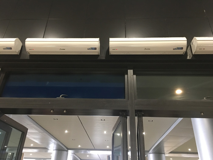 西奧多風幕機安裝