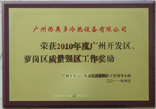 質量強區(qū)工作獎